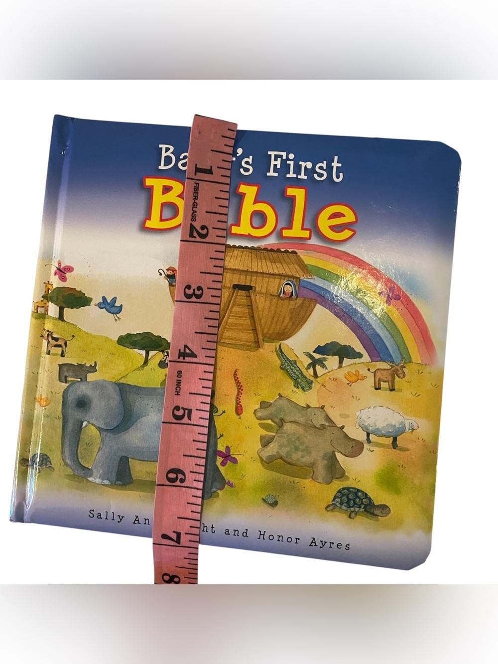 Baby's First Bible - Illustrated Animal Board Book (Blue, Yellow, Green) - Picture 4 of 5